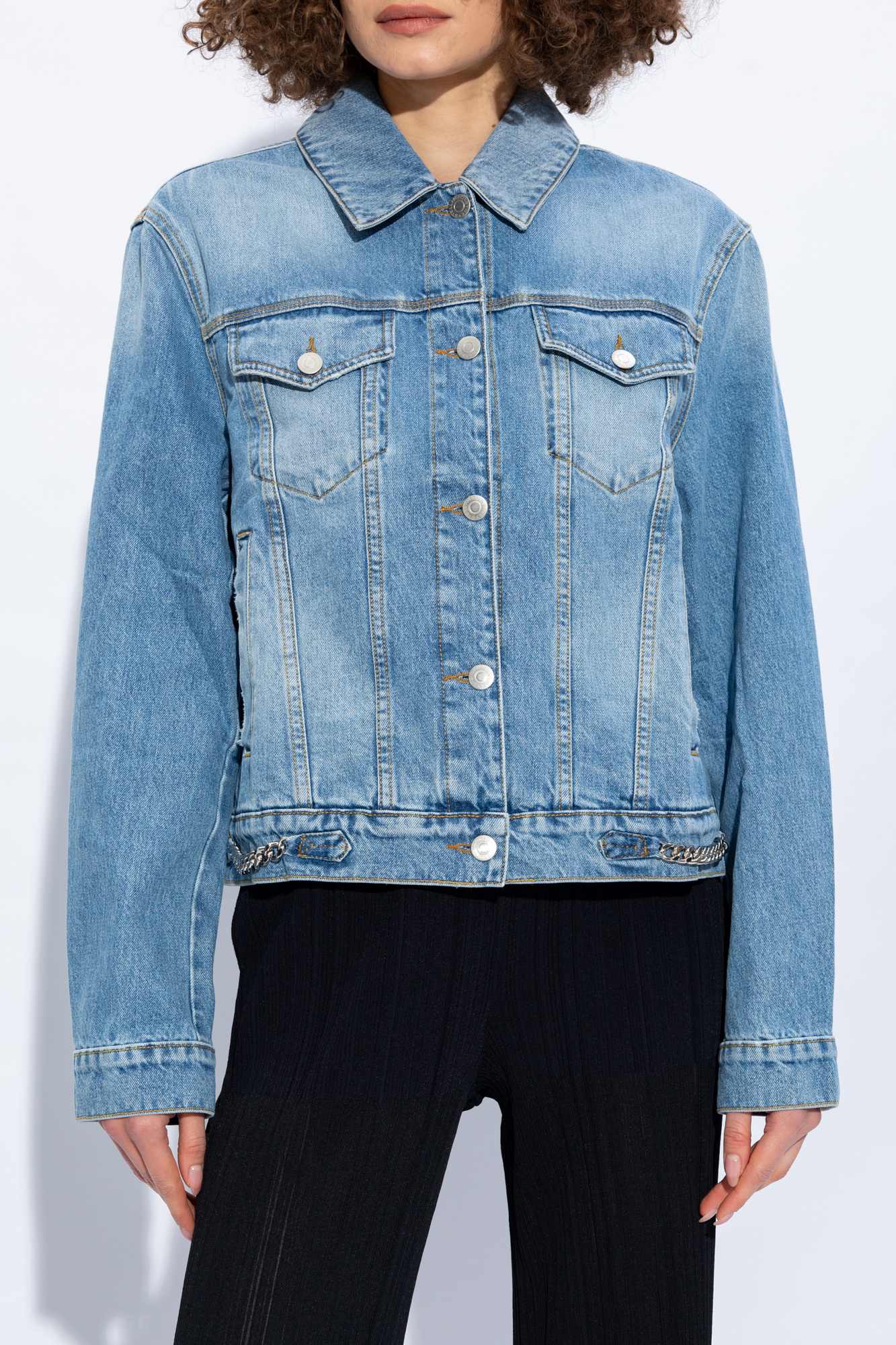 Stella mccartney denim outlet jacket